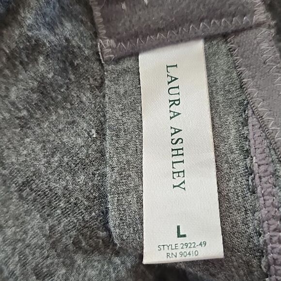 Laura Ashley Lace Trimmed Gray Bralette. Size Large - Picture 3 of 4